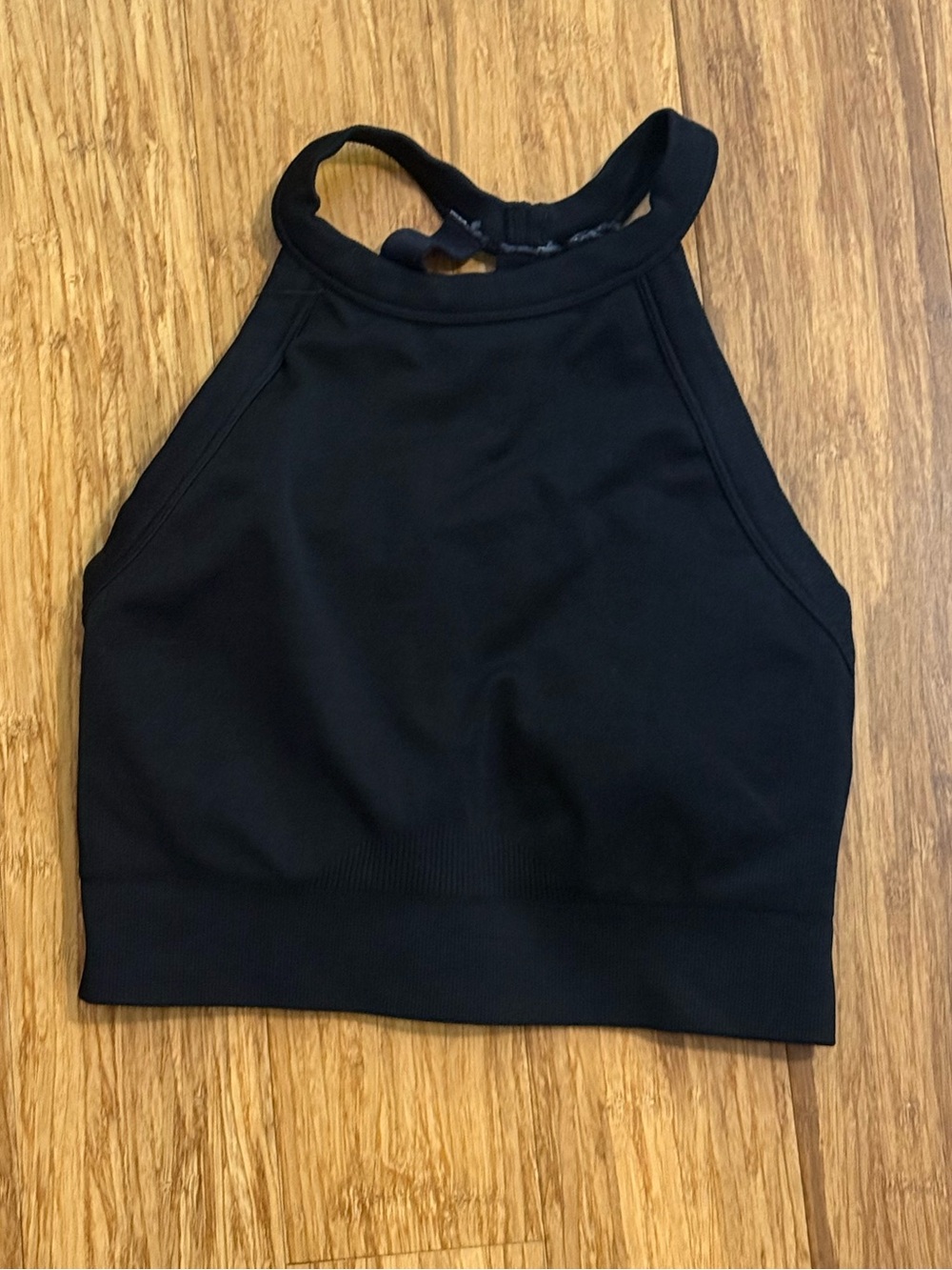 Fabletics Black High Neck Sports bra
